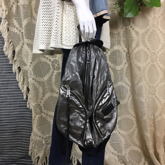 Rebecca Minkoff Handbags - Rebecca Minkoff Julian Nylon Metallic Backpack